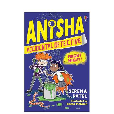 【预售】【意外侦探阿妮莎】#6惊魂之夜 Anisha, Accidental Detective: Fright Night 英文原版儿童章节书少儿英语启蒙读物书籍