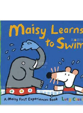 【预售】【Maisy】Learns to Swim，【小鼠波波】学游泳英文儿童绘本 原版图书外版进口书籍