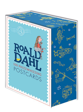 【现货】Roald Dahl 100 Postcards 罗尔德·达尔100张精美明信片 英文原版书籍进口