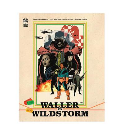 【预售】DC漫画 沃勒 vs.狂野风暴 Waller vs.Wildstorm 英文漫画书原版进口图书美漫书籍 Spencer Ackerman