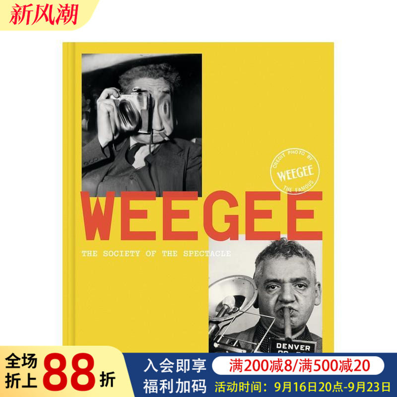 【现货】维吉:社会奇观剖解 Weegee: Society of the Spectacle 原版英文摄影作品集