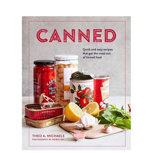 现货 out food Quick recipes get easy most and 英文餐饮生活美食图书 原版 快速简易食谱 罐头 the Canned tinned that