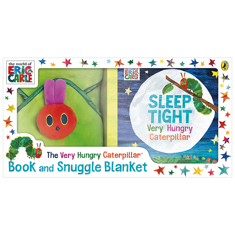 【现货】The Very Hungry Caterpilla 好饿的毛毛虫 附赠毛毯 英文儿童绘本原版进口图书书籍