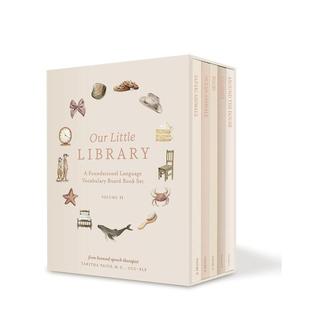 Vol. Our 预售 概念启蒙 含5册 Little 英文儿童语言 原版 Library 小小图书馆：幼儿基础词汇纸板书套装