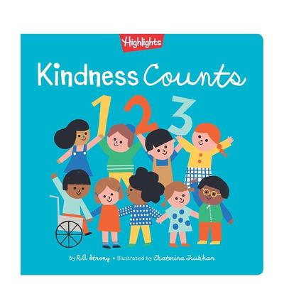 【现货】细数善意 美德教育&数字启蒙 KINDNESS COUNTS 123 原版英文儿童绘本