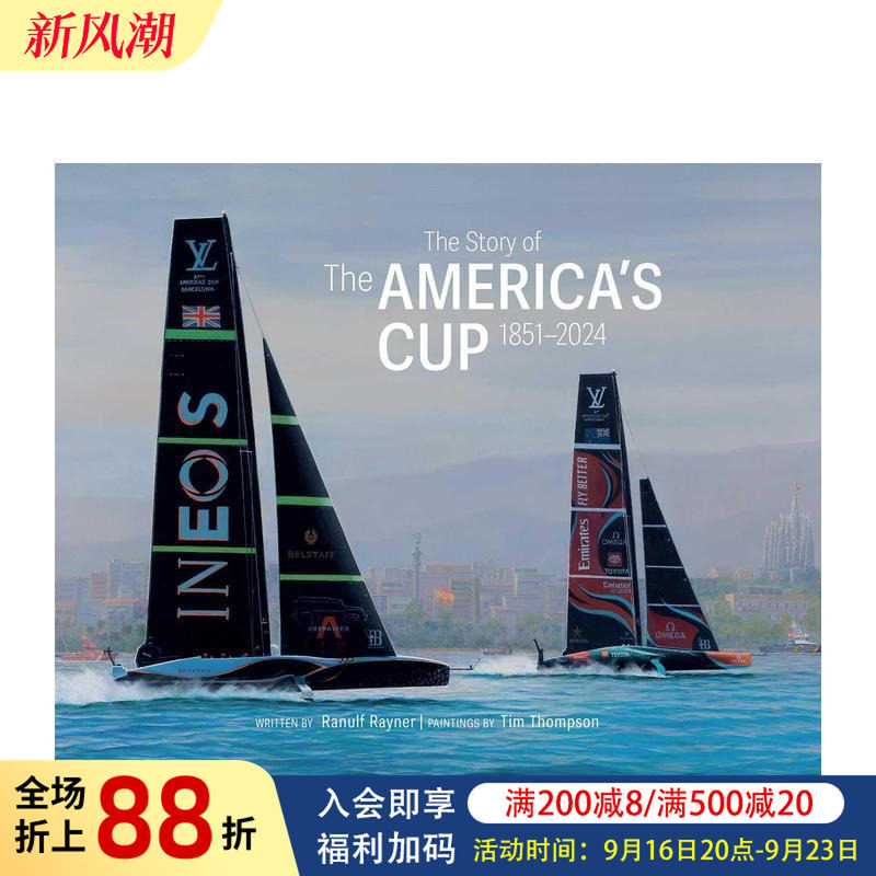 【预售】美洲杯帆船赛史:1851-2024 The Story of the America’s Cup 1851-2024 原版英文运动 正版进口书