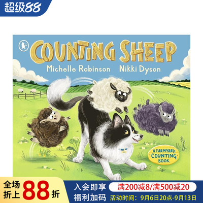 【预售】数绵羊：数数书 Counting Sheep: A Farmyard Counting Book 原版英文儿童语言/概念启蒙 进口图书