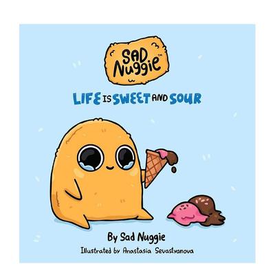 【现货】英文漫画 忧郁鸡块君：生活既酸又甜 Sad Nuggie : Life Is Sweet and Sour 原版英文 疗愈漫画 同名高人气IP图书