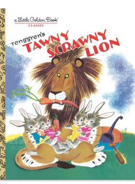 【现货】怎么也吃不饱的狮子(金色童书) Tawny Scrawny Lion(Little Golden Book) 英文原版儿童绘本故事书3-6岁 英语启蒙图画书
