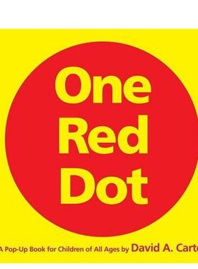 【预售】【立体书】一个红点 【Pop-Up】ONE RED DOT 原版英文儿童立体图书
