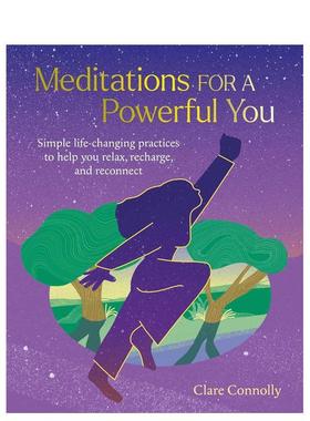 【预售】冥想与放松：轻松充电指南 Meditations for a Powerful You 原版英文心灵励志图书