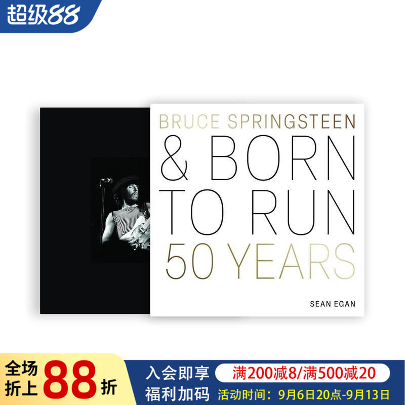 【预售】布鲁斯·斯普林斯汀与生来奔跑:50年 Bruce Springsteen and Born to Run: 50 Years 原版英文音乐图书