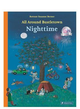 【现货】喧嚣镇周围：夜间 all around Bustletown: Nighttime 原版英文儿童绘本图书书籍