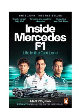 【预售】梅赛德斯 F1 车队内幕 Inside Mercedes F1 原版英文运动 含2025赛季的新章节图书
