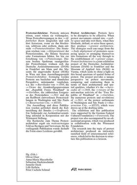 【预售】抗议建筑：路障、营地、空间策略 1830–2023 Protest Architecture: Barricades 原版英文建筑设计图书