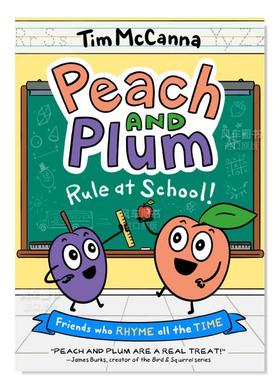 【预售】【桃李学伴】学校的规则！ 【Peach and Plum】#2 Rule at School!英文儿童漫画原版图书进口外版书籍Tim McCanna