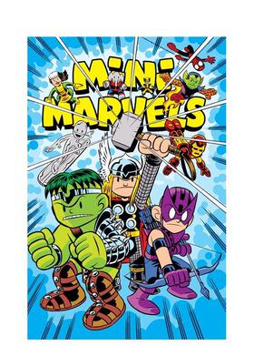 【预售】英文漫画 Marvel漫威 迷你漫威：浩克粉碎 Mini Marvels: Hulk Smash 原版英文漫画书图书书籍