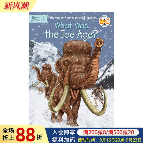 【现货】冰河时代是什么时候 WHAT WAS THE ICE AGE? 英文原版儿童章节书少儿英语启蒙读物书籍7-10岁