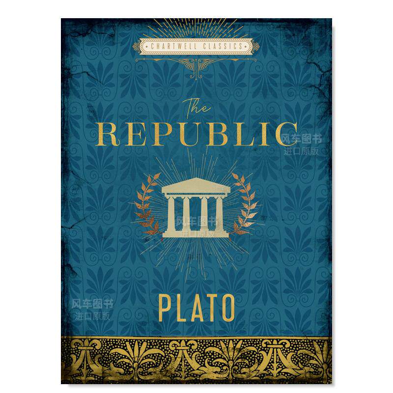 【预 售】理想国 【chartwell classics】republic 英文原版进口图书
