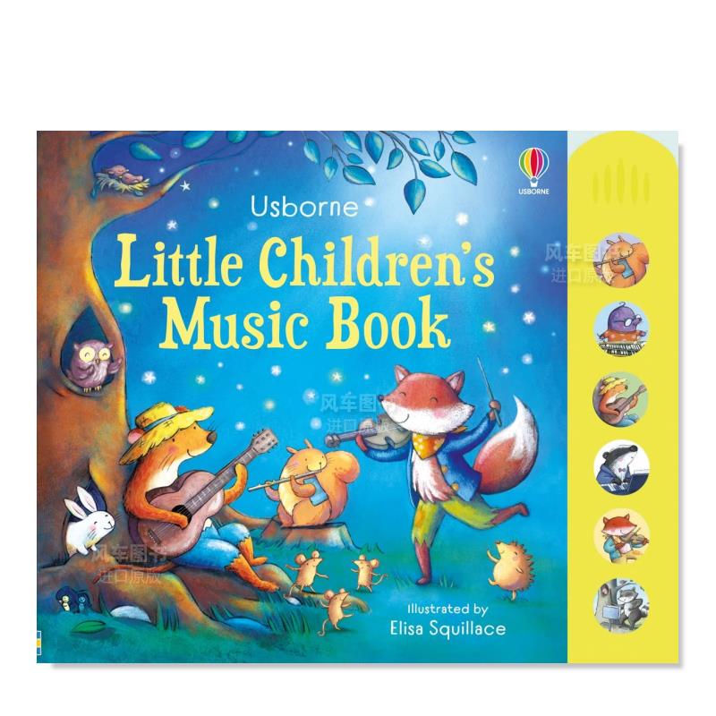 【预 售】【有声书】小小儿童音乐书 Little Children's Music Book (Musical Books) 英文儿童漫画绘本原版图书外版进口书籍Usbor