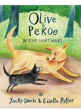 【现货】橄榄和白毫 Olive & Pekoe英文儿童绘本原版图书进口书籍Davis, Jacky