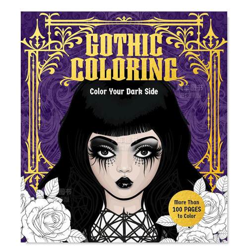 哥特涂色书GothicColoringC