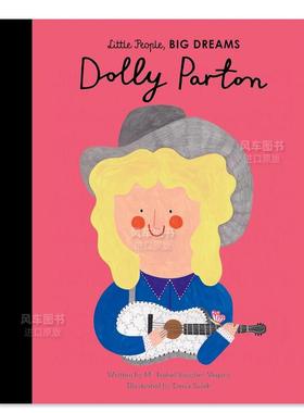 【预售】小人物大梦想系列多莉·帕顿 英文原版儿童人物传记绘本 Dolly Parton(Little People,BIG DREAMS,28) 精装励志故事3-6岁