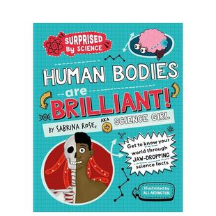 人体奥秘工坊 英文儿童绘本图书 原版 Human 现货 科学惊奇录 Bodies Surprised 精装 Brilliant are Science