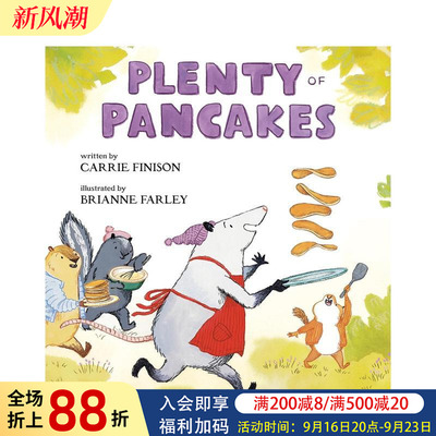 【预售】满满松饼 Plenty of Pancakes 原版英文儿童绘本图书