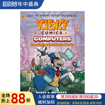 【现货】计算机：数字硬件的工作原理（平装） 【Science Comics】Computers 原版英文儿童漫画图书书籍