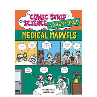 【预售】科学大冒险漫画系列:医学奇迹 Comic Strip Science Adventures: Medical Marvels 原版英文儿童漫画图书书籍