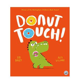 恐龙 Donut Touch 英文儿童绘本 不愿分享 原版 进口图书 现货