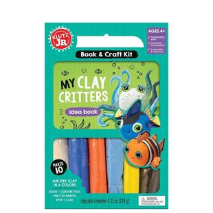 【现货】我的粘土小动物 My Clay Critters 原版英文儿童趣味图书