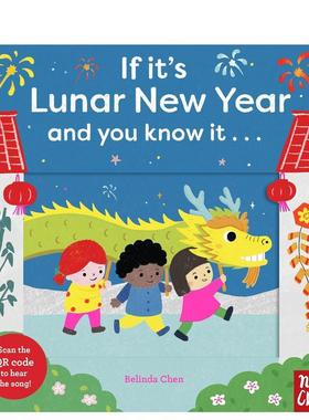 【预售】欢唱中国年：滑动机关书 If It's Lunar New Year and You Know It 原版英文儿童绘本 封底二维码音频(预计26年1月出版)