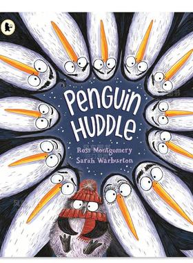 【预售】企鹅抱团行动(平装版) Penguin Huddle英文儿童绘本原版图书外版进口书籍Ross Montgomery