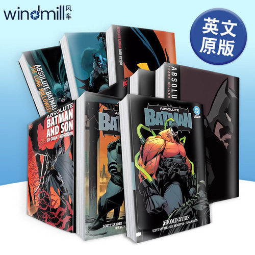 DC漫画 绝对蝙蝠侠 卷2：憎恶(精装) Absolute Batman Vol.2: Abomination 英文漫画书原版进口美漫漫画图书籍
