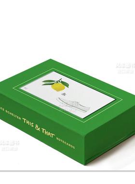 【现货】This & That Notecards by Kate Schelter，凯特·舍尔特“这&那”明信片明信片 原版图书外版进口书籍