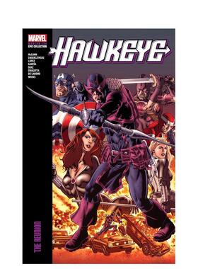 【预售】英文漫画 鹰眼现代史诗合集：重聚 Hawkeye Modern Era Epic Collection: The Reunion 原版英文图书
