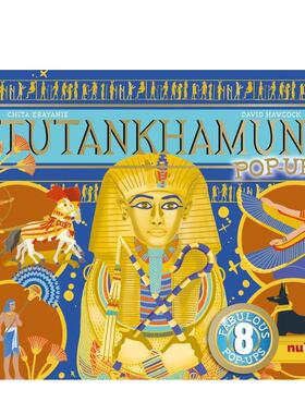 【预售】【古文明立体书】图坦卡蒙立体书 【Ancient Civilisations Pop-Ups】Tutankhamun Pop-Ups 原版英文儿童立体图书书籍