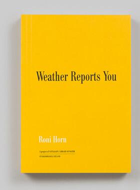 【预售】罗尼·霍恩：天气预报 Roni Horn: Weather Reports You 原版英文摄影作品集图书