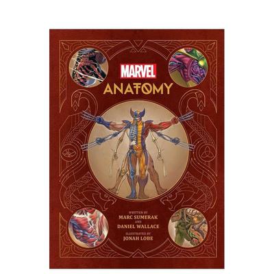 【预售】漫威解剖学：对超人的科学研究 Marvel Anatomy: A Scientific Study of the Superhuman  原版英文漫画书图书书籍