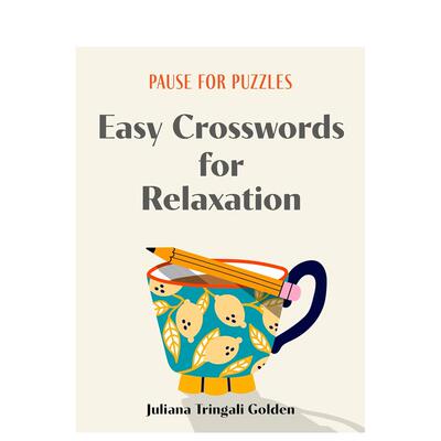 【预售】填字游戏：轻松 Pause for Puzzles: Easy Crosswords for Relaxation 原版英文生活综合