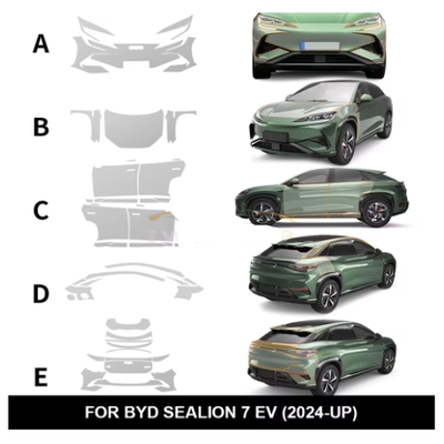 BYD海狮Sealion7EV专用隐形车衣TPU车身漆面保护膜透明防刮蹭修复