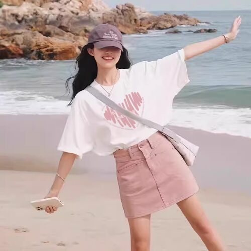 jktee小众设计感短袖t恤女