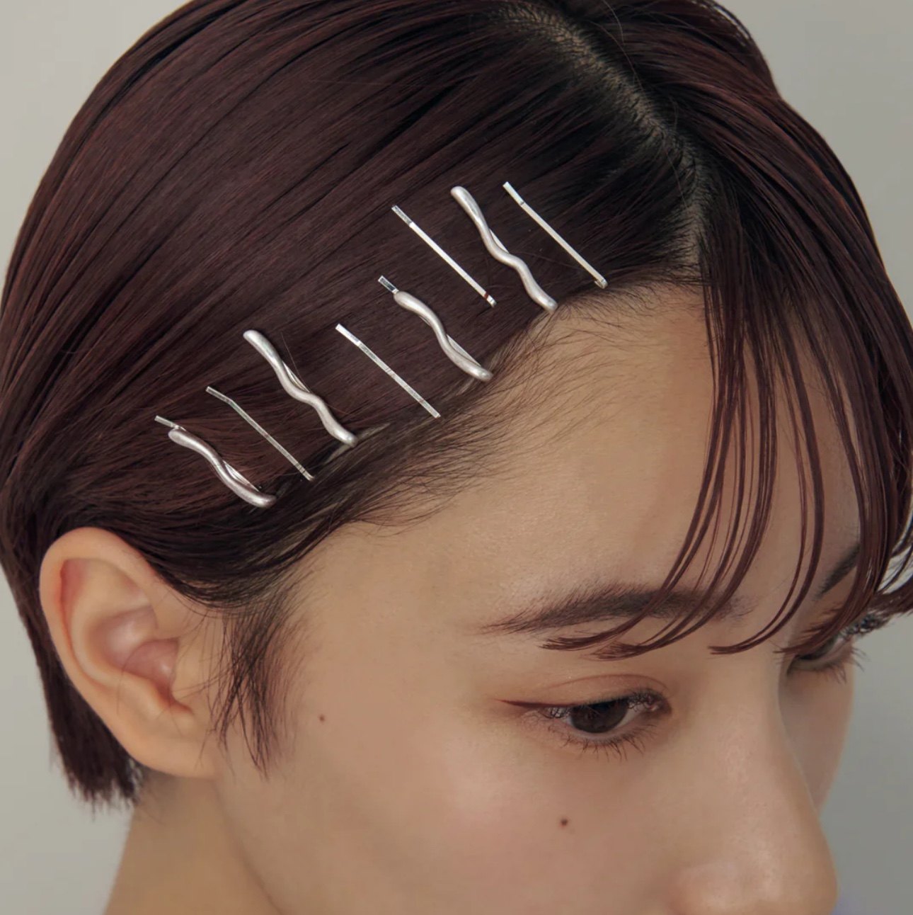 日本本土GOLDY日系金色波浪碎发一字夹金属银色刘海夹8个装,饰品/流行首饰/时尚饰品新,发饰,淘宝优惠券,粉丝福利购,淘宝优惠卷