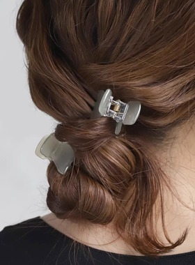 日本本土Ane mone新款小抓夹女简约气质发抓后脑勺夹子小发夹