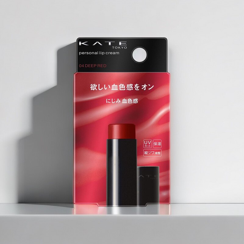日本本土KATE凯朵唇膏04口红血色感3.7g滋润保湿打底唇油09