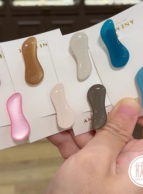 日本本土ane mone减龄亮面木糖醇发夹女ins风可爱侧边刘海夹