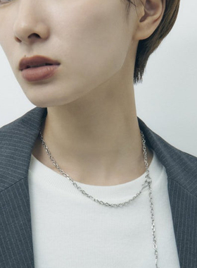 不锈钢项链简约时尚链子和钩子