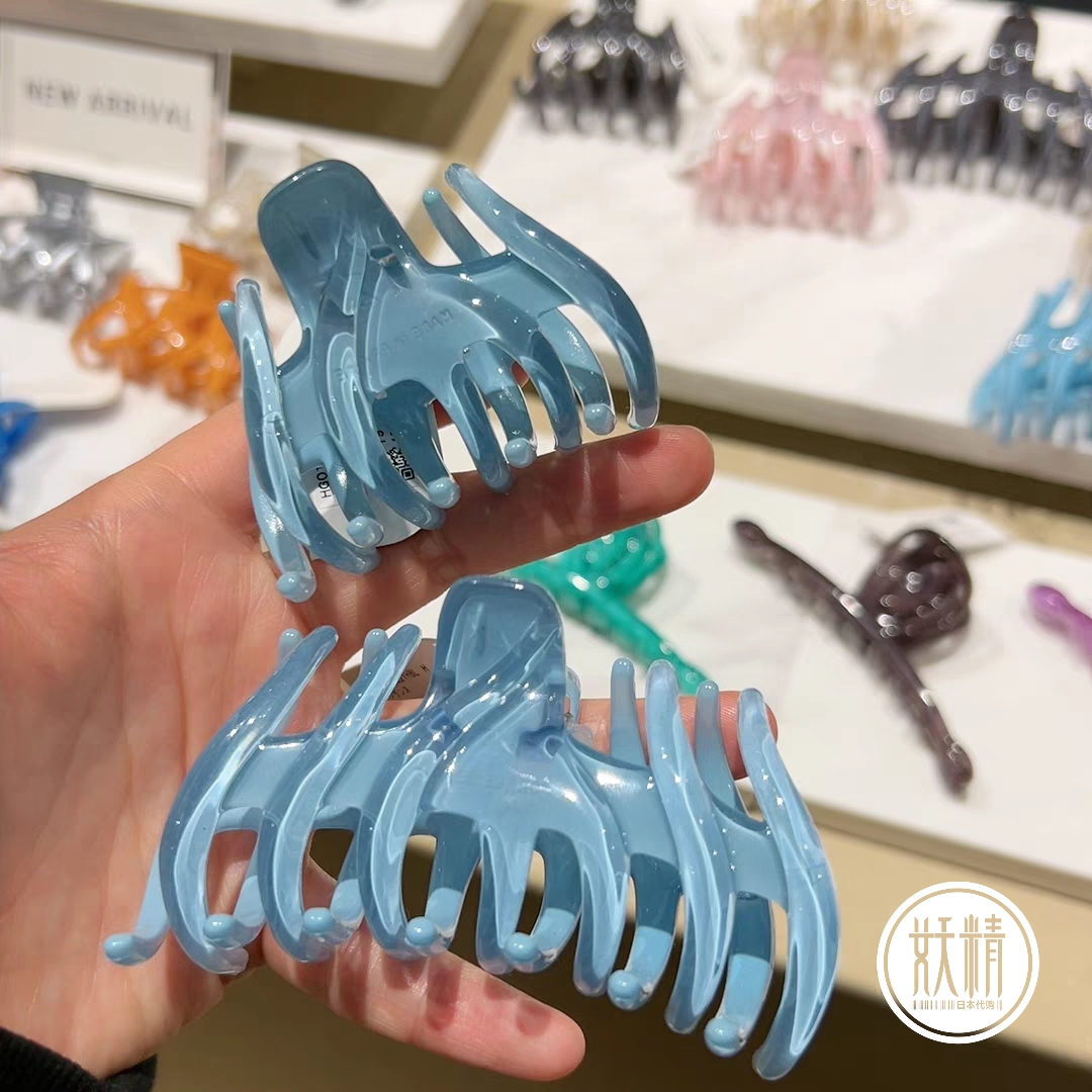 日本本土代购Ane mone日系抓夹ins发夹小号发抓大号发饰法国制